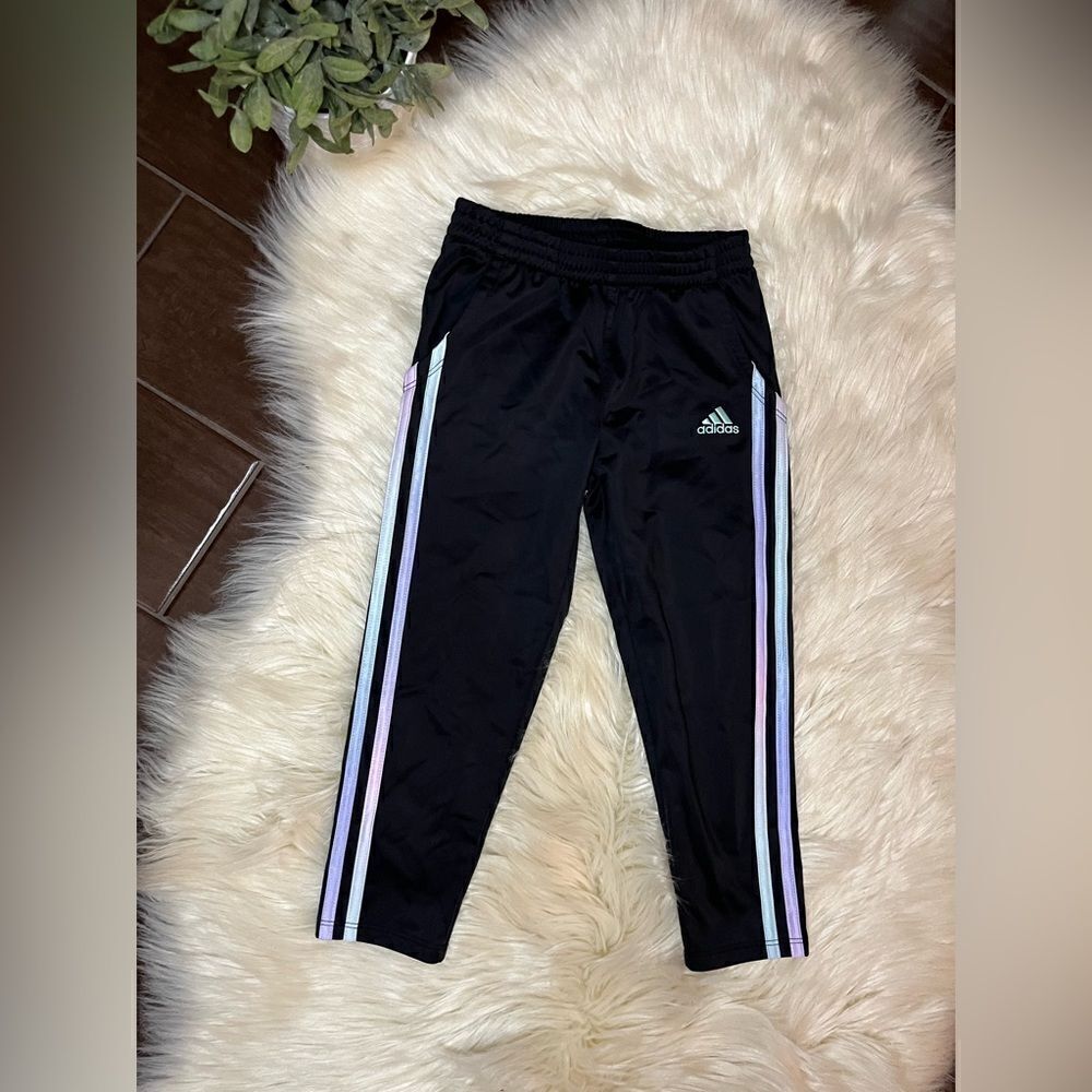Adidas Tricot pastel trackpants girls sz 5
